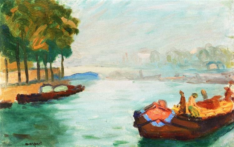 Берега Сены, Париж, 1896