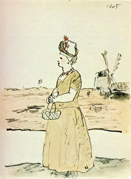 1905 Голландка у канала
