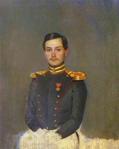 Портрет секунд-капитана Ванновского, 1849 - Павел Федотов
