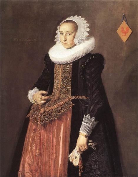 Портрет Алетты Ханеманс, 1625 - Франс Хальс