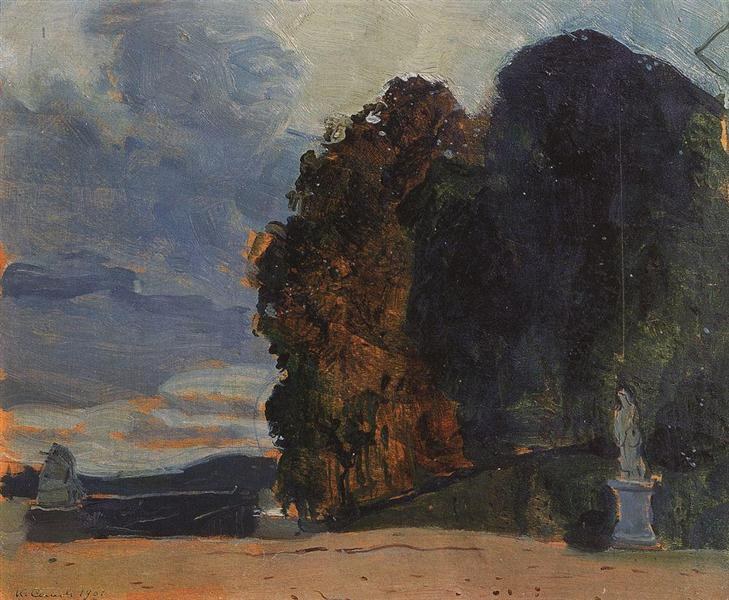 В Версальском парке, 1894 - Константин Сомов