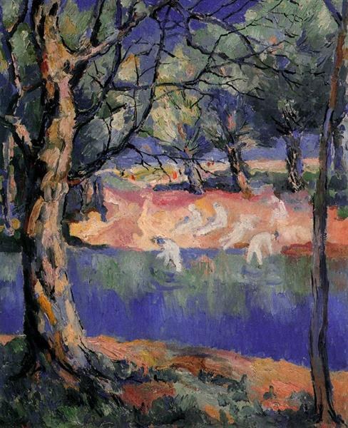 Река в лесу, 1908