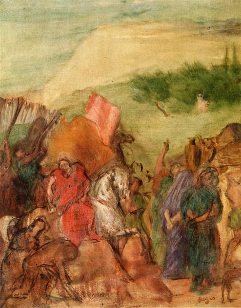 Дочь Иеффы (этюд), 1859 - 1860