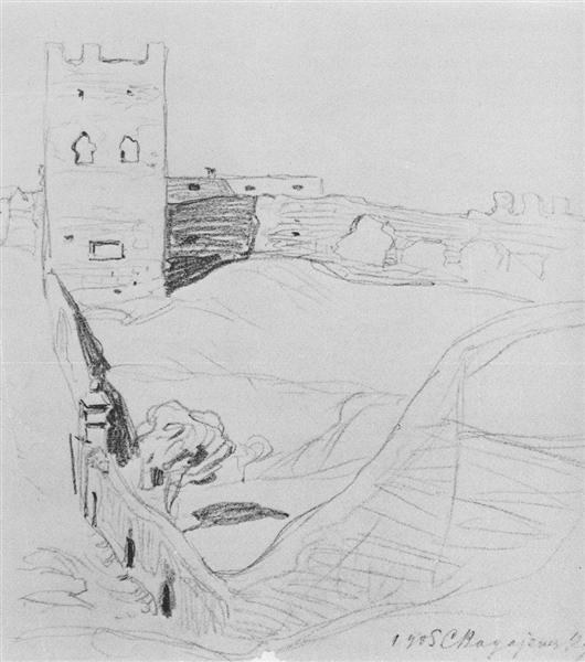 Башни Феодосии, 1905 - Константин Богаевский