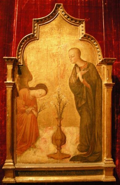 Благовещение», c.1435 - Иль Сассетта (Стефано ди Джованни)