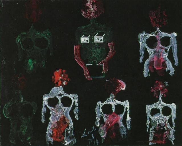 Анатомические этюды. Серия переносов, 1937