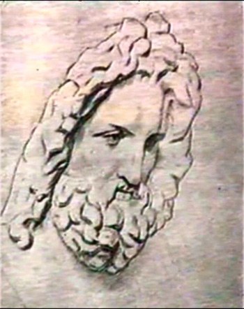 Голова Зевса, 1893 - Николай Рерих