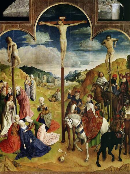 Голгофа Триптих (центральная панель), 1465 - 1468 - Юстус ван Гент
