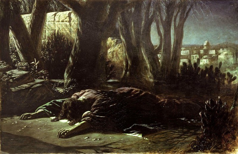 Христос в Гефсиманском саду. 1878 Холст
