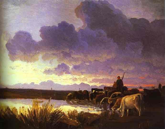У водопоя, 1868