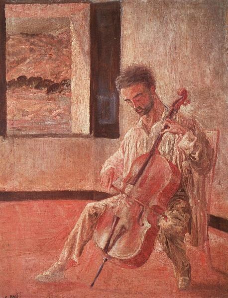 Портрет виолончелиста Рикара Пишо, 1920