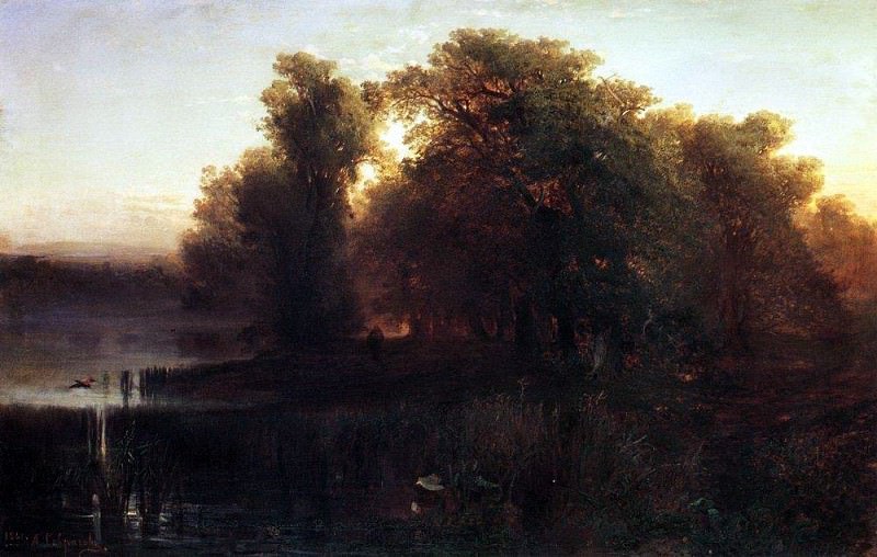 Вечерний пейзаж. 1861