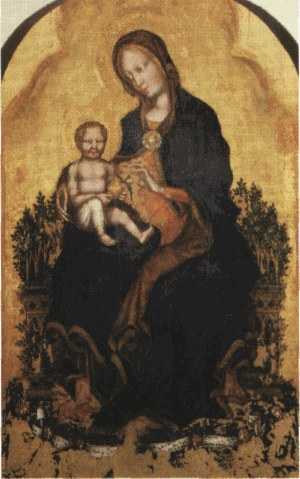 Мадонна с ангелами, 1408 - 1410