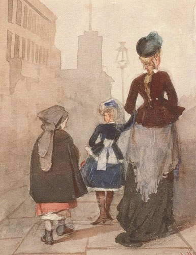 На Невском проспекте днем, 1874 - Василий Суриков