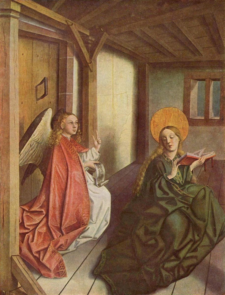 Благовещение, c.1440 - Конрад Витц