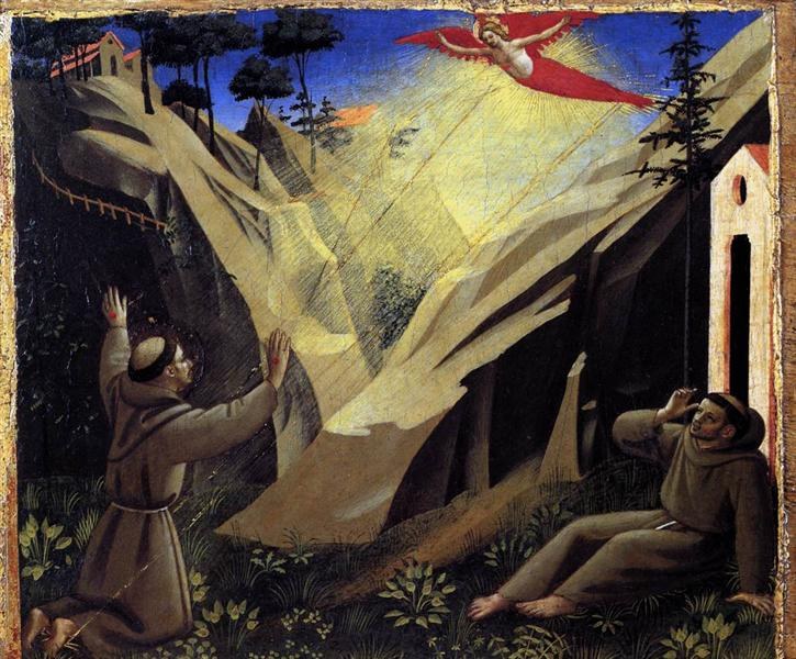 Получение стигматов, c.1429 - От Анджелико