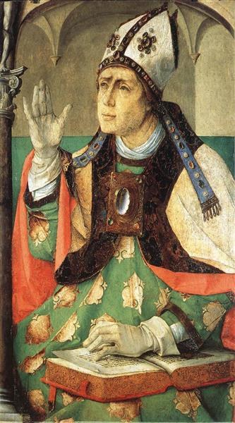 Святой Августин, c.1476 - Юстус ван Гент