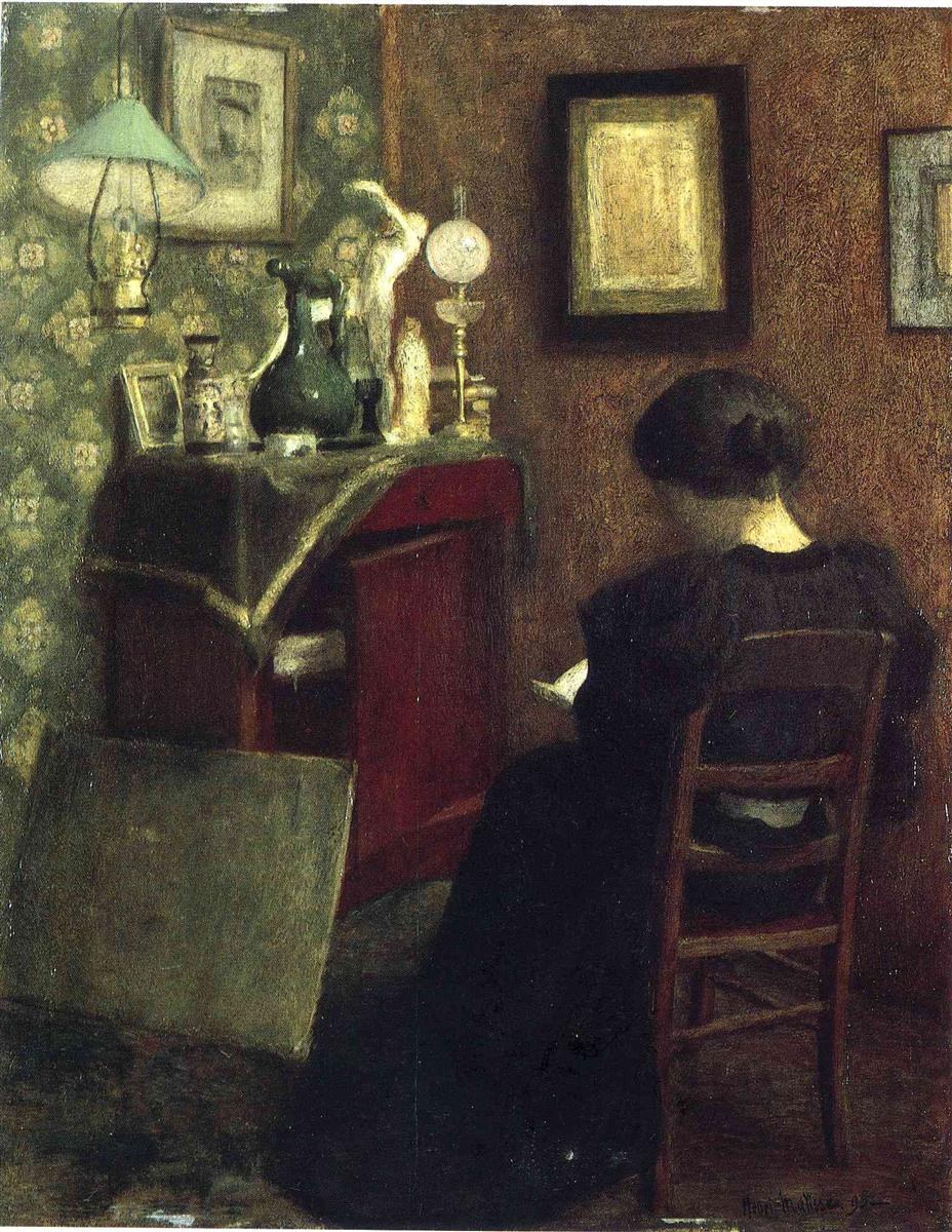 Читающая женщина, 1894