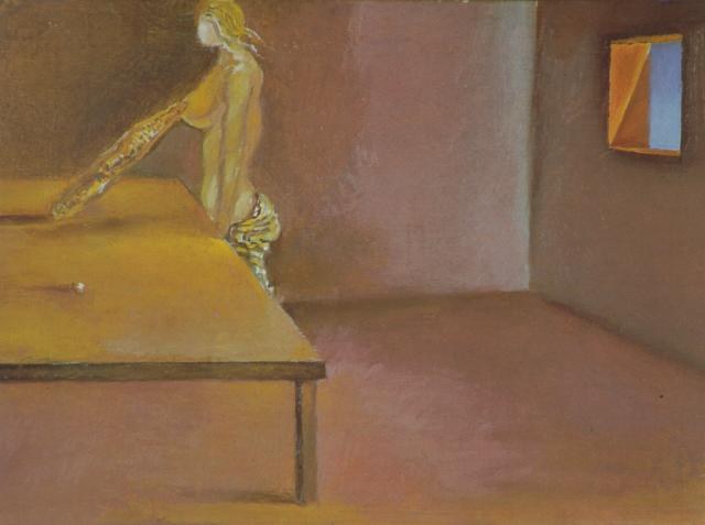 Без названия - Женская фигура с каталонским хлебом, 1932