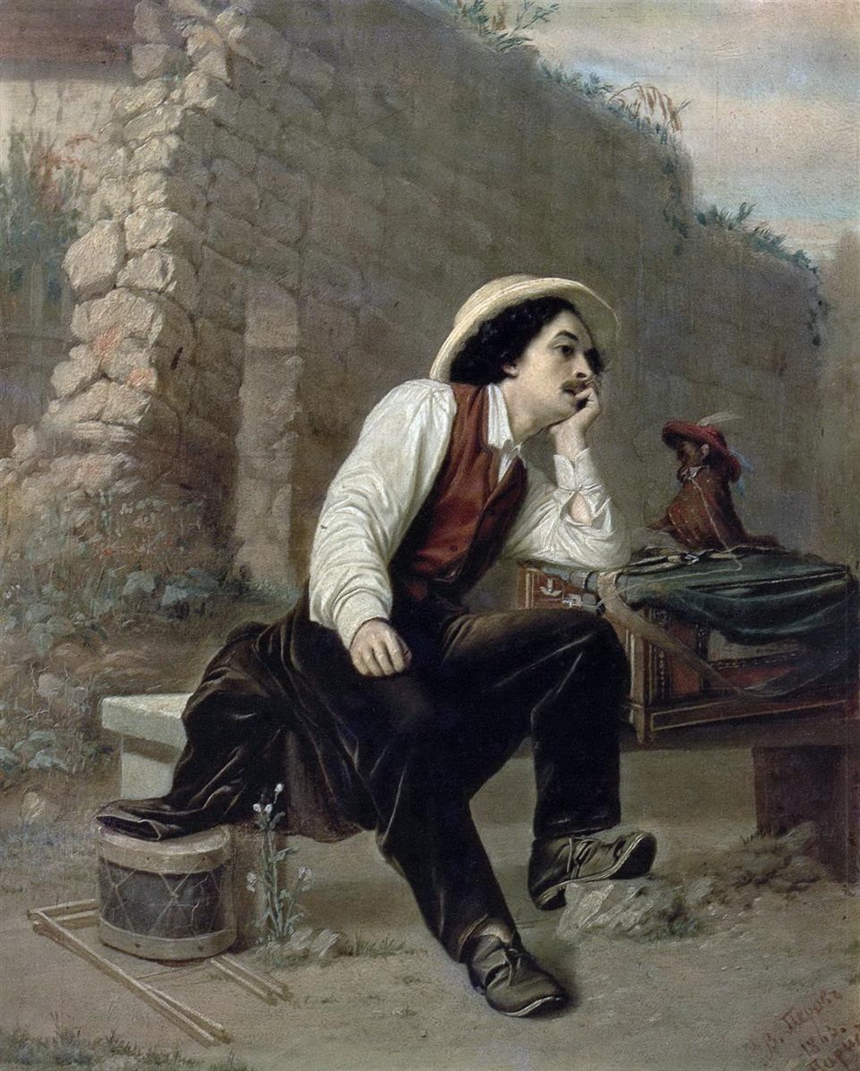 Шарманщик, 1863 - Василий Перов