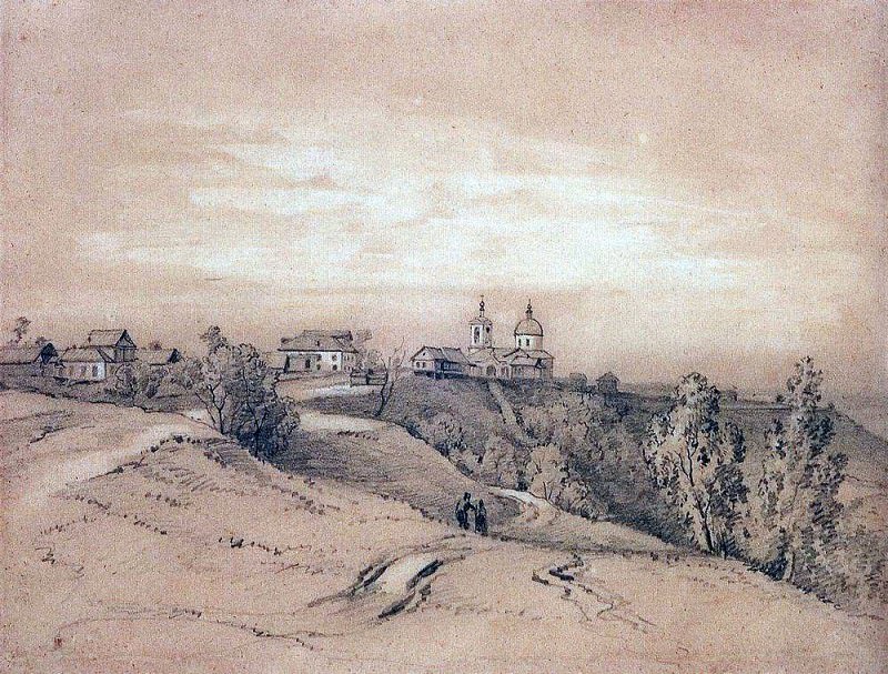Воробьевы горы близ Москвы. Конец 1840-х – 1850-е