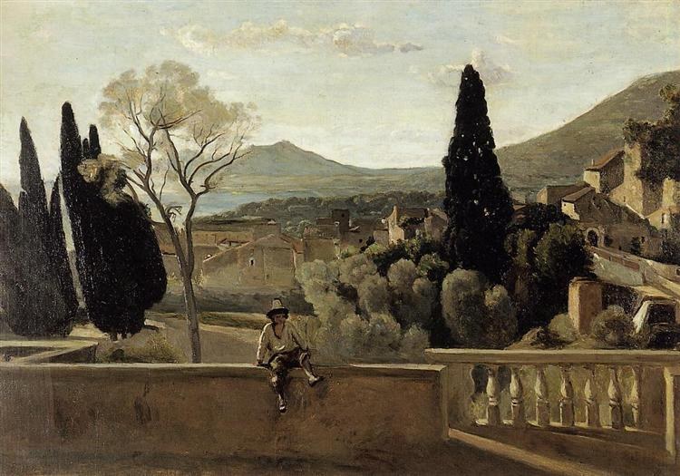Вид Тиволи (по Коро), 1863