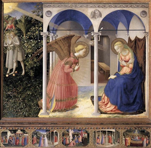 Благовещение, 1425 - 1428 - Фра Анджелико