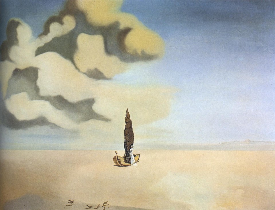 Фигура и драпировка в пейзаже, c.1934