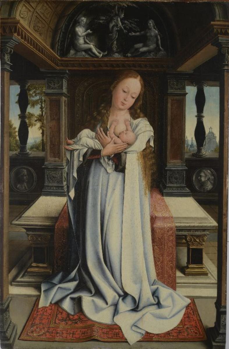 Богоматерь с Младенцем, c.1515 - Бернар Ван Орлей