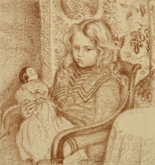 Девушка с куклой, 1904
