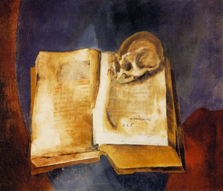 Череп на раскрытой книге, 1950 - Владимир Татлин