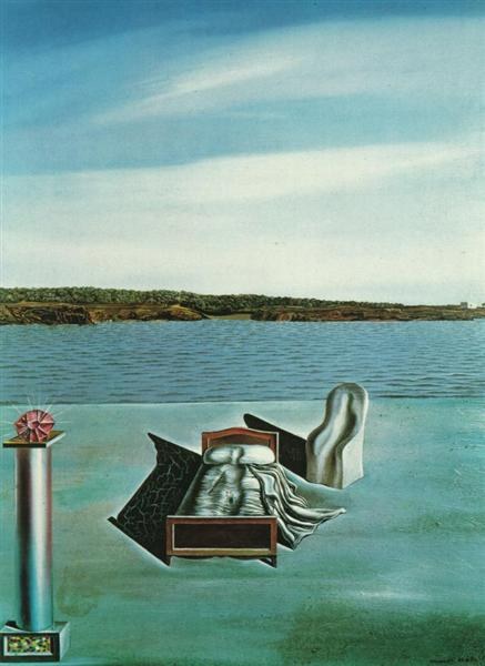 Сюрреалистическая композиция с невидимыми фигурами, c.1936