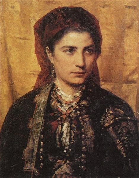 Черногорская девушка, 1874 - Василий Поленов