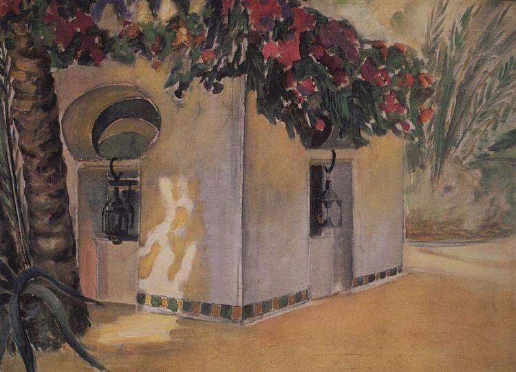 Сад Беневентум, 1907 - Кузьма Петров-Водкин