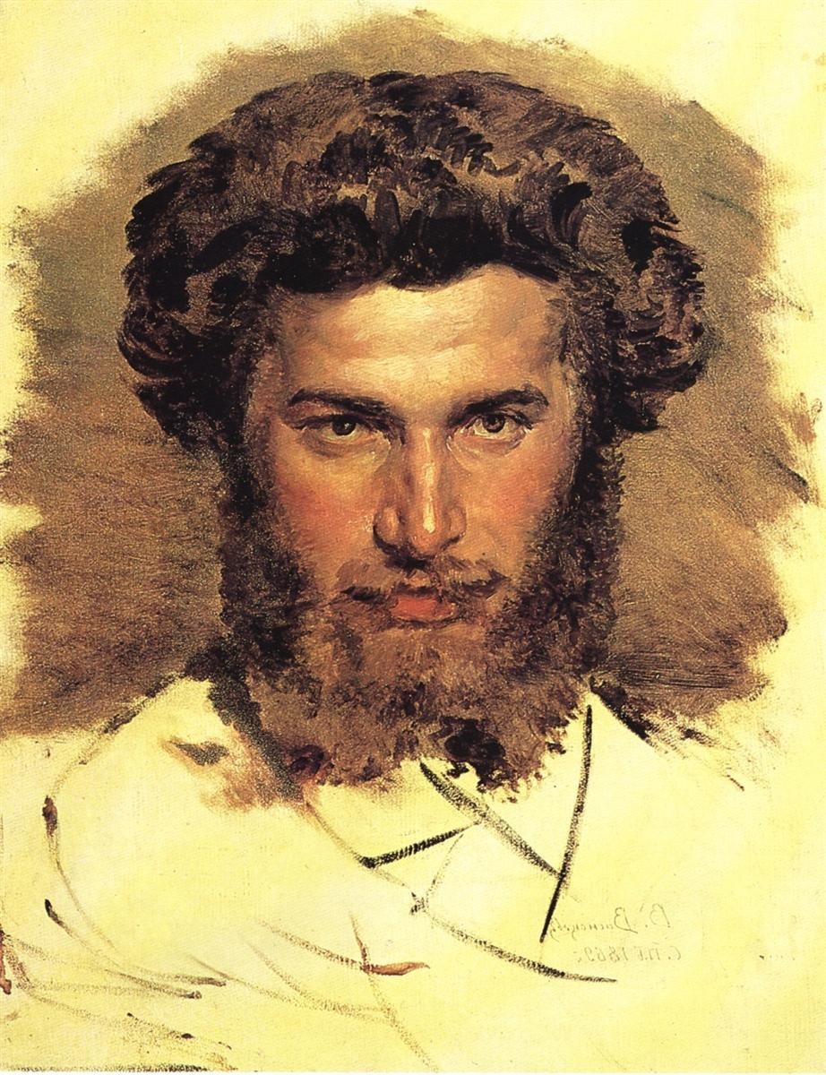 Портрет художника Архипа Куинджи, 1869 - Виктор Васнецов