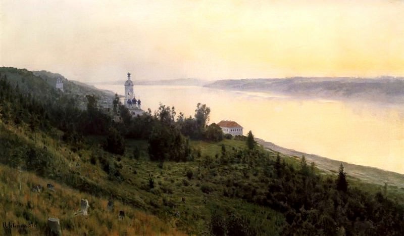 Вечер. Золотой Плёс2. 1889