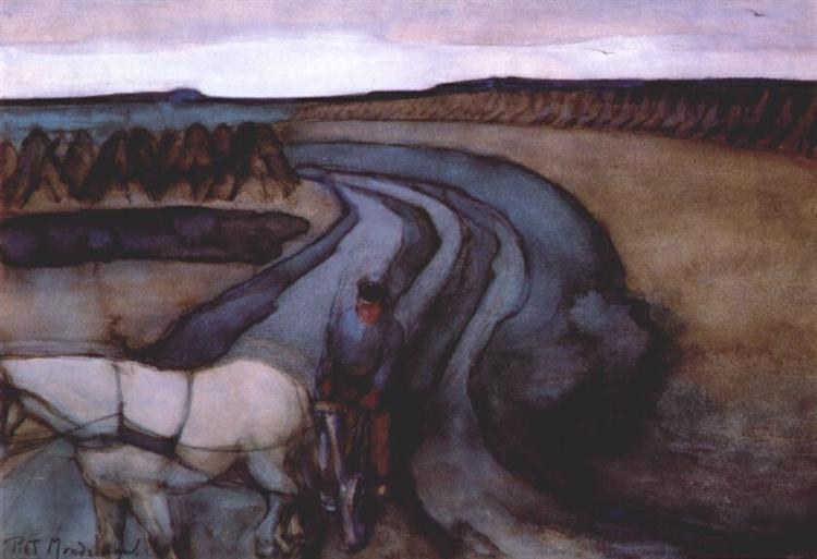 За работой/На земле, 1898