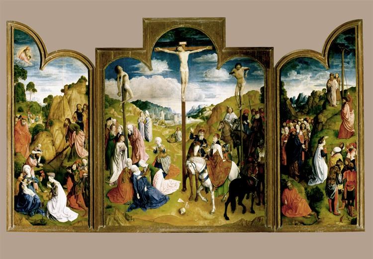 Голгофский триптих, 1465 - 1468 - Юстус ван Гент