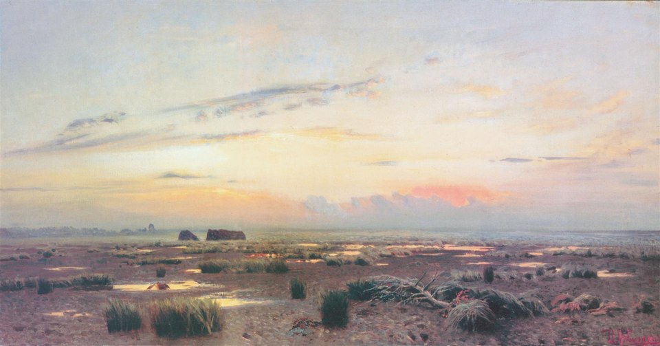 Марш вечером, 1882