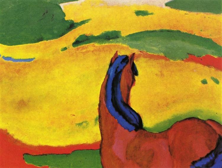 Лошадь в пейзаже, 1910