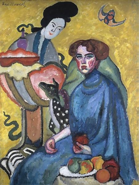 Портрет Евгении Киркальди, 1910 - Илья Машков