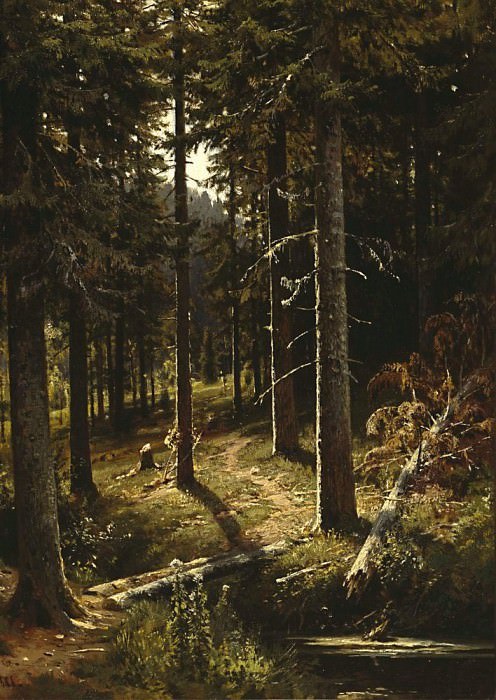 Лесной пейзаж1889-1890 51. 2х36