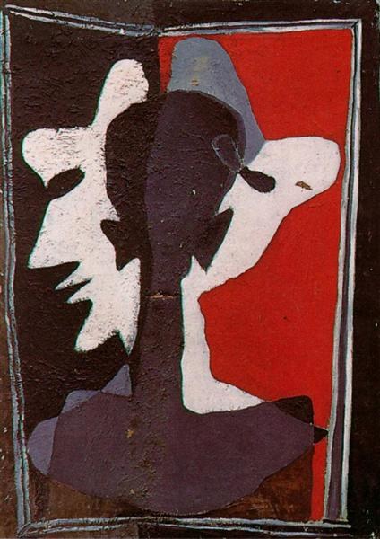 Автопортрет, размноженный на три, 1926 - 1927