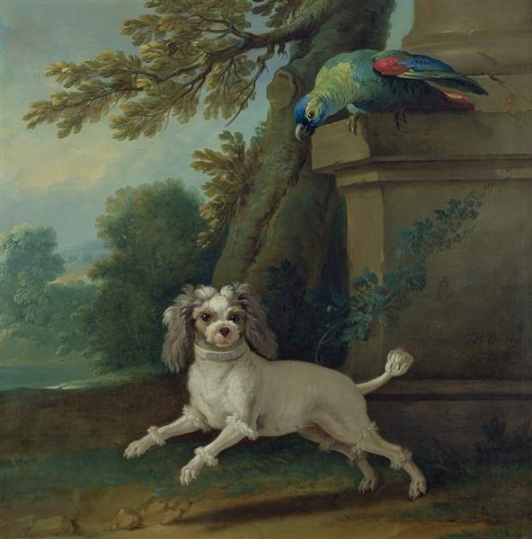 Собака Заза, c.1730