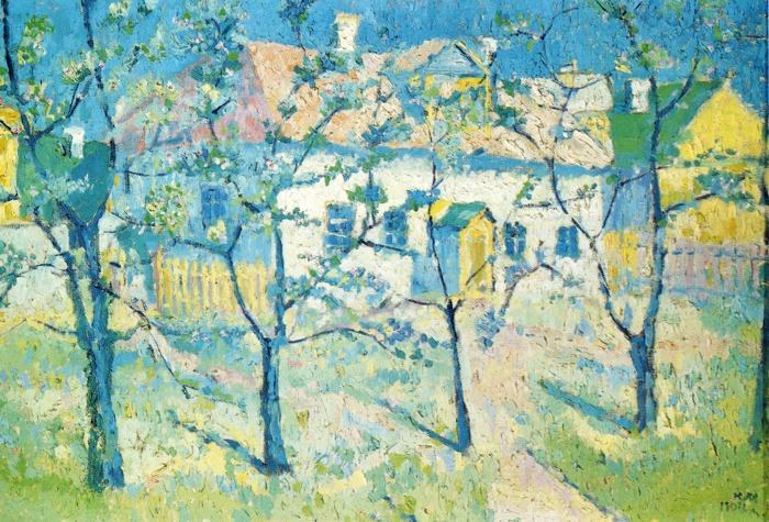 Цветущий весенний сад, 1904