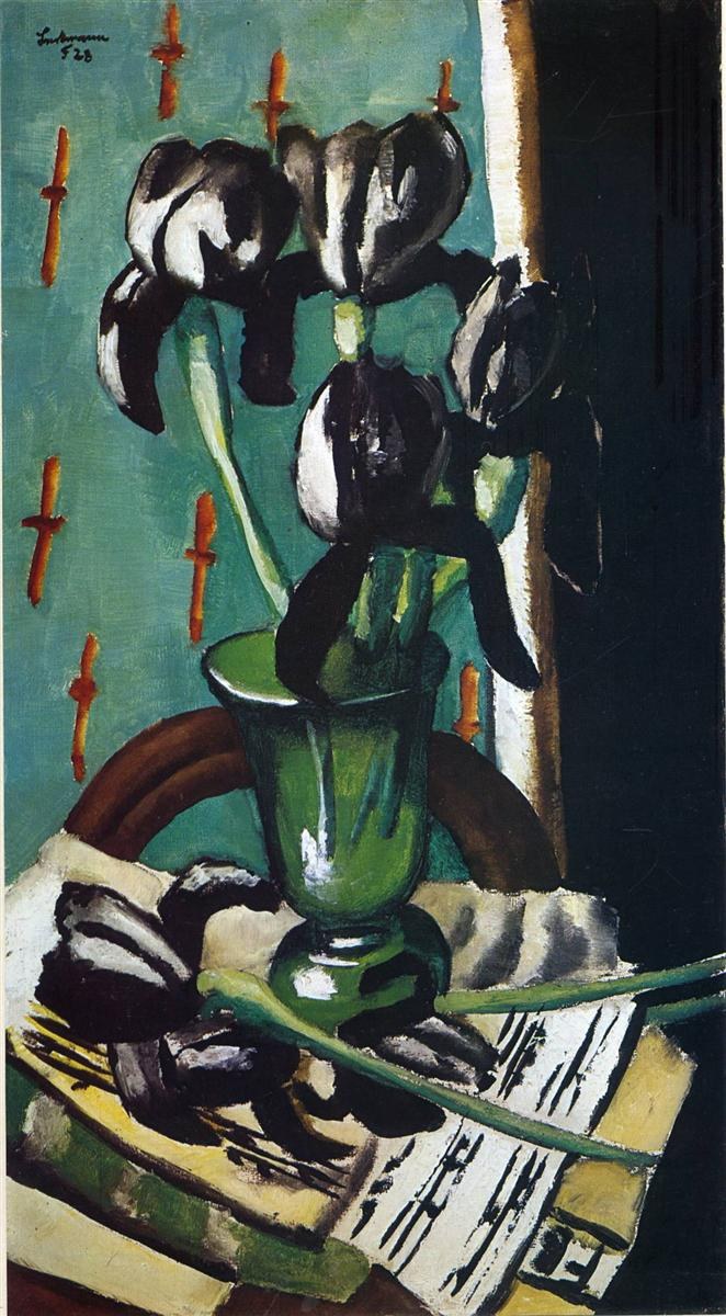 Черные ирисы, 1928 - Макс Бекманн