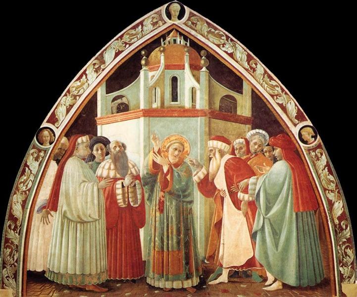 Диспут святого Стефана, c.1435