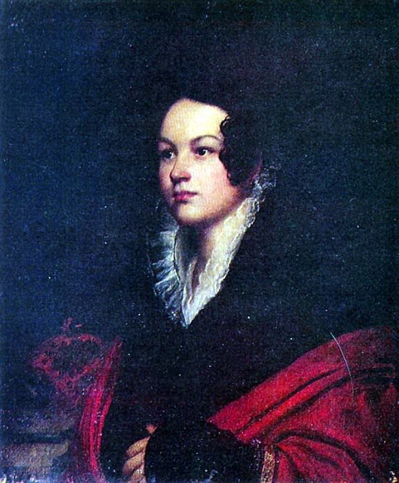 Женский портрет. 1816-20. Х.