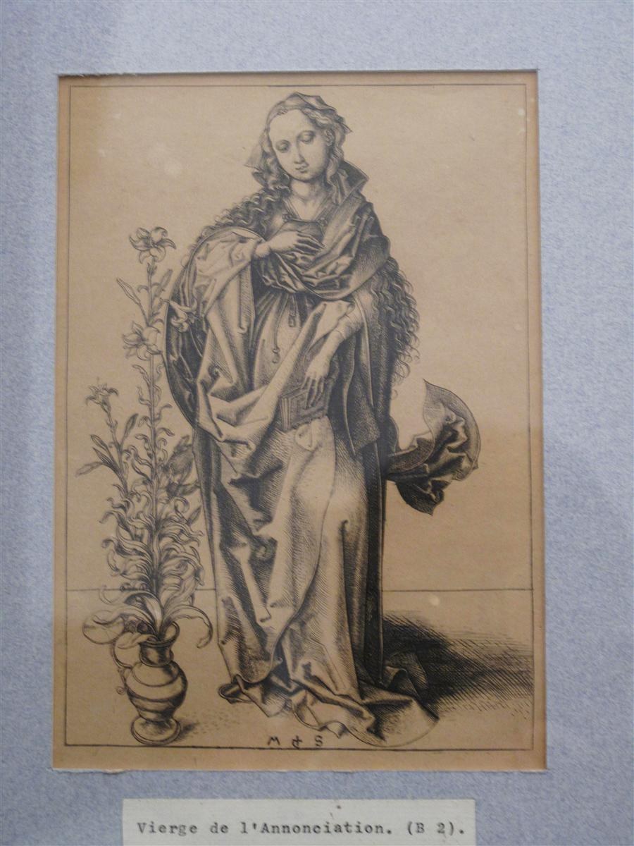 Гравюра на меди Благовещения, c.1480