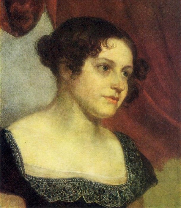 Портрет Анны Федоровны Фурман. До 1816. Холст